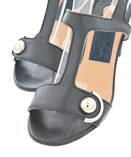Salvatore Ferragamo（サルバトーレフェラガモ）サンダル 黒 サイズ:6(23.5cm位) レディース/2200671936037