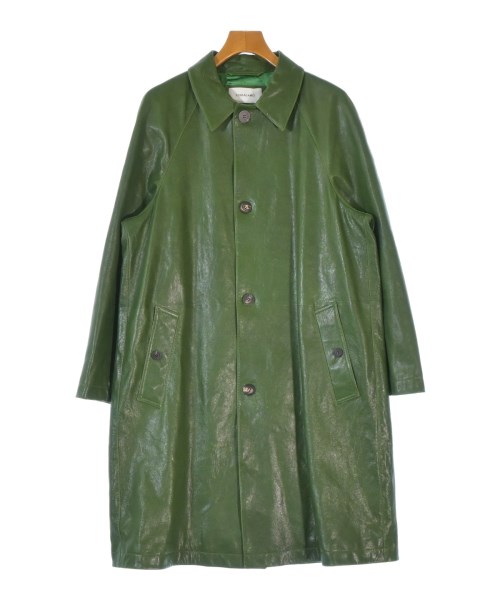 Salvatore Ferragamo(サルバトーレフェラガモ)ステンカラーコート 緑 サイズ:48(L位)/2200672052019