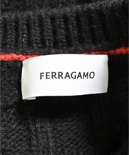 Salvatore Ferragamo（サルバトーレフェラガモ）ニット・セーター 黒 サイズ:-(L位) メンズ/2200672052033