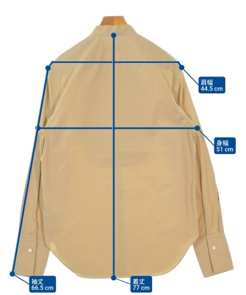 Salvatore Ferragamo（サルバトーレフェラガモ）カジュアルシャツ ベージュ サイズ:39(M位) メンズ/2200672052040