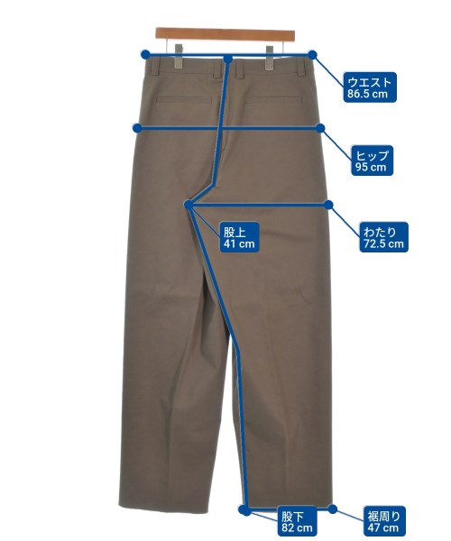 Salvatore Ferragamo（サルバトーレフェラガモ）スラックス 茶 サイズ:46(M位) メンズ/2200672052057