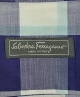 Salvatore Ferragamo（サルバトーレフェラガモ）カジュアルシャツ 紺 サイズ:M メンズ/2200731154173