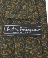 Salvatore Ferragamo（サルバトーレフェラガモ）ネクタイ カーキ サイズ:- メンズ/2200727519047