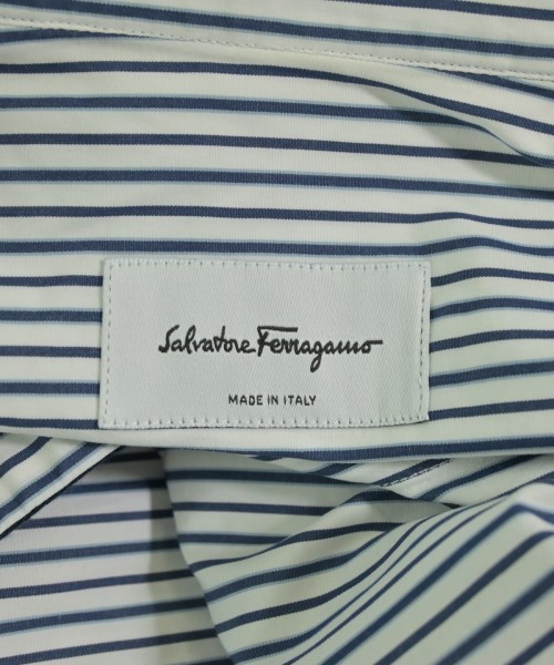 Salvatore Ferragamo（サルバトーレフェラガモ）カジュアルシャツ 紺 サイズ:M メンズ/2200736162043
