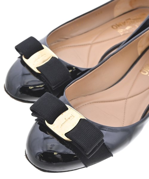 Salvatore Ferragamo（サルバトーレフェラガモ）バレエシューズ/オペラシューズ 黒 サイズ:5 1/2(23cm位) レディース/2200736443012
