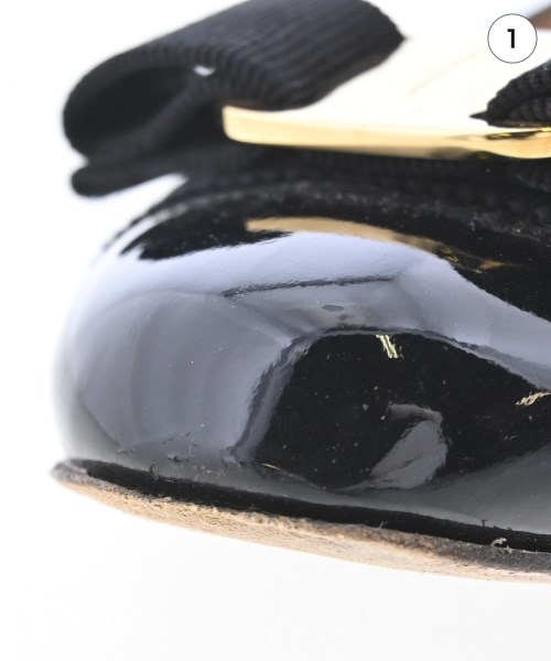 Salvatore Ferragamo（サルバトーレフェラガモ）バレエシューズ/オペラシューズ 黒 サイズ:5 1/2(23cm位) レディース/2200736443012