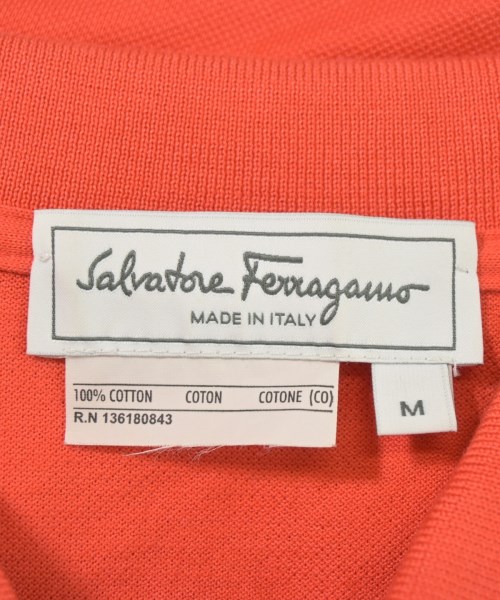 Salvatore Ferragamo（サルバトーレフェラガモ）ポロシャツ オレンジ サイズ:M メンズ/2200720114034