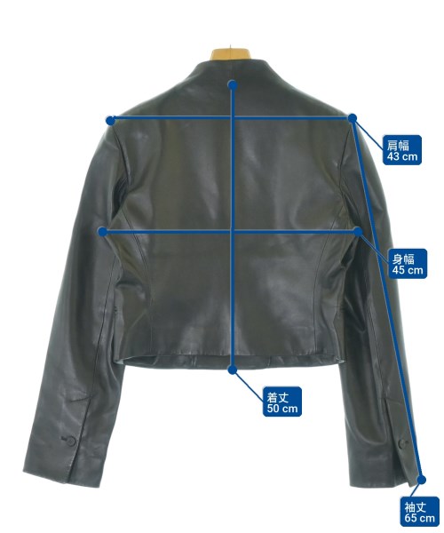 Salvatore Ferragamo（サルバトーレフェラガモ）ノーカラージャケット 黒 サイズ:42(M位) レディース/2200721174013