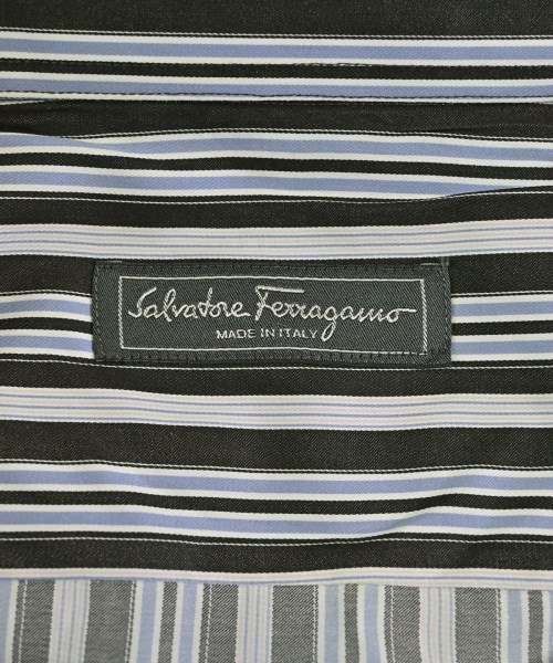 Salvatore Ferragamo（サルバトーレフェラガモ）カジュアルシャツ 黒 サイズ:M メンズ/2200722080122