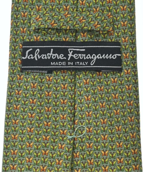 Salvatore Ferragamo（サルバトーレフェラガモ）ネクタイ 緑 サイズ:- メンズ/2200722881118