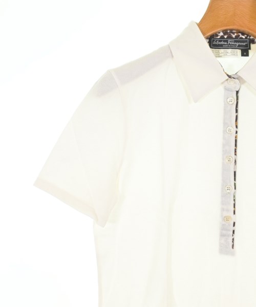 Salvatore Ferragamo（サルバトーレフェラガモ）ポロシャツ 白 サイズ:S レディース/2200719424243