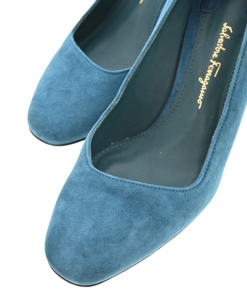 Salvatore Ferragamo（サルバトーレフェラガモ）パンプス 青 サイズ:5(22.5cm位) レディース/2200725829032