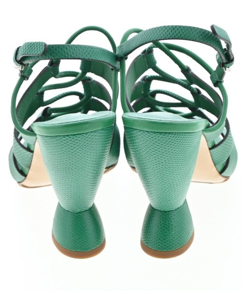Salvatore Ferragamo（サルバトーレフェラガモ）サンダル 緑 サイズ:7 1/2(25cm位) レディース/2200724054343