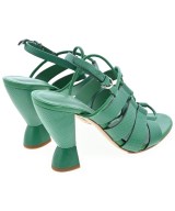 Salvatore Ferragamo（サルバトーレフェラガモ）サンダル 緑 サイズ:7 1/2(25cm位) レディース/2200724054343