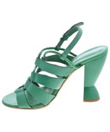 Salvatore Ferragamo（サルバトーレフェラガモ）サンダル 緑 サイズ:7 1/2(25cm位) レディース/2200724054343