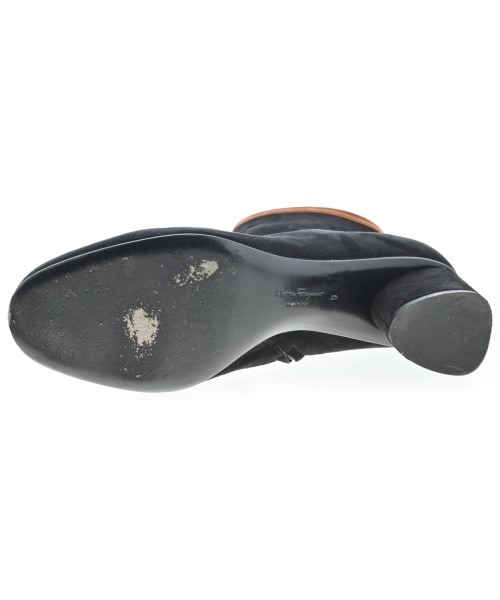 Salvatore Ferragamo（サルバトーレフェラガモ）ブーツ 黒 サイズ:US9(26cm位) レディース/2200683531169
