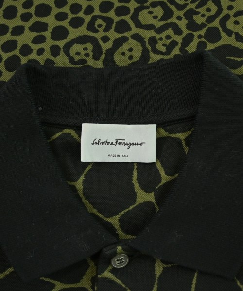 Salvatore Ferragamo（サルバトーレフェラガモ）ポロシャツ 黒 サイズ:S メンズ/2200685872048