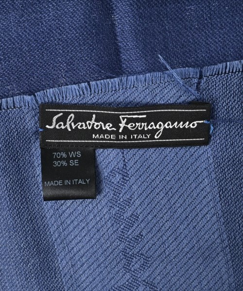 Salvatore Ferragamo（サルバトーレフェラガモ）ストール 青 サイズ:- レディース/2200682254144