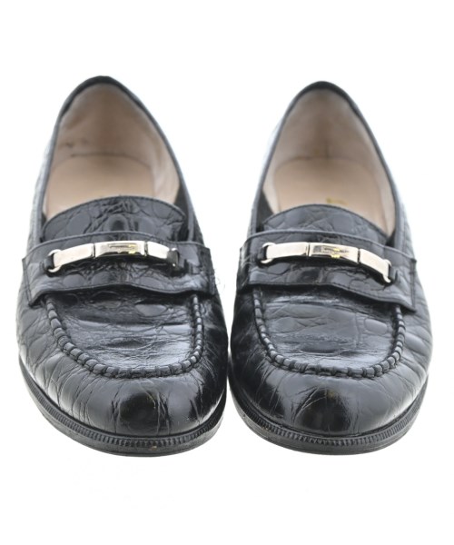Salvatore Ferragamo（サルバトーレフェラガモ）ドレスシューズ/ローファー 黒 サイズ:7 1/2(25cm位) レディース/2200689418105