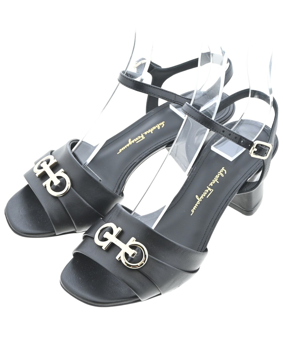 Salvatore Ferragamo サンダル ブラック Salvatore Ferragamo（サルバトーレフェラガモ）サンダル 黒 サイズ:6