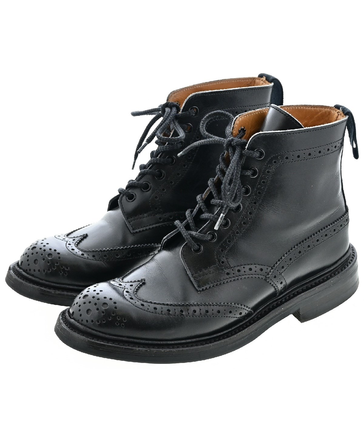 Tricker's（トリッカーズ）ブーツ 黒 サイズ:UK4(22.5cm位) レディース