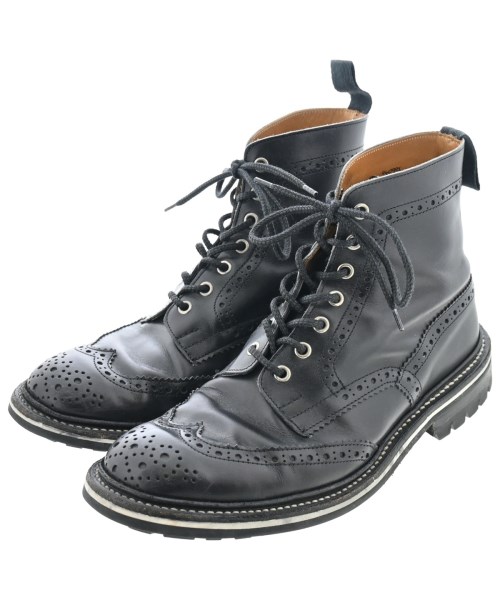 Tricker's(トリッカーズ)ブーツ 黒 サイズ:UK8(26.5cm位)/2200641869198