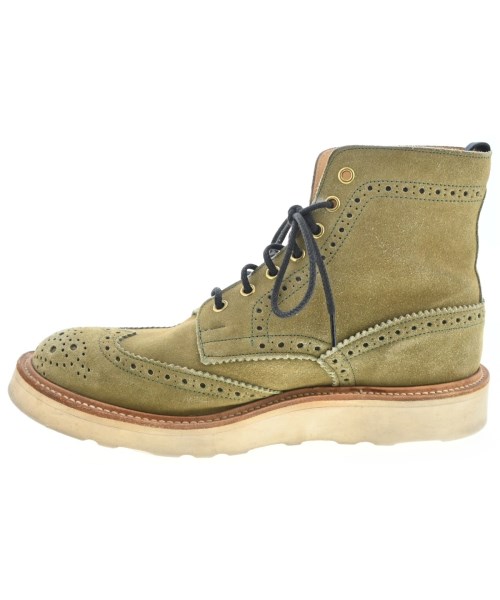 Tricker's（トリッカーズ）ブーツ カーキ サイズ:UK9(27.5cm位) メンズ/2200694988051