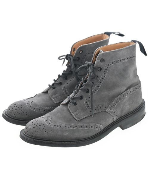Tricker's(トリッカーズ)ブーツ グレー サイズ:UK7 1/2(26cm位)/2200664210199