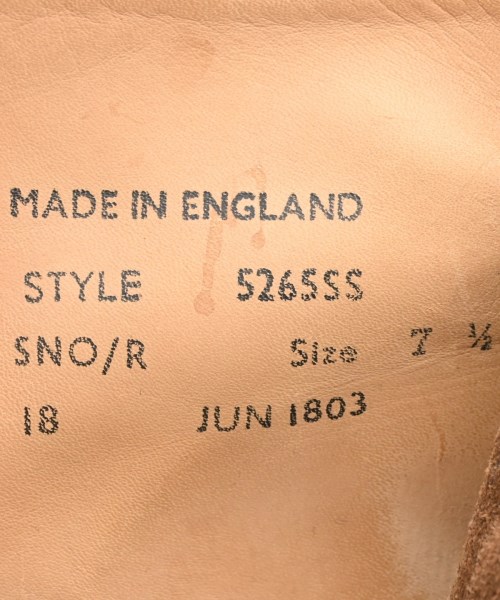 Tricker's（トリッカーズ）ビジネス・ドレスシューズ 茶 サイズ:UK7 1/2(26cm位) メンズ/2200717763641