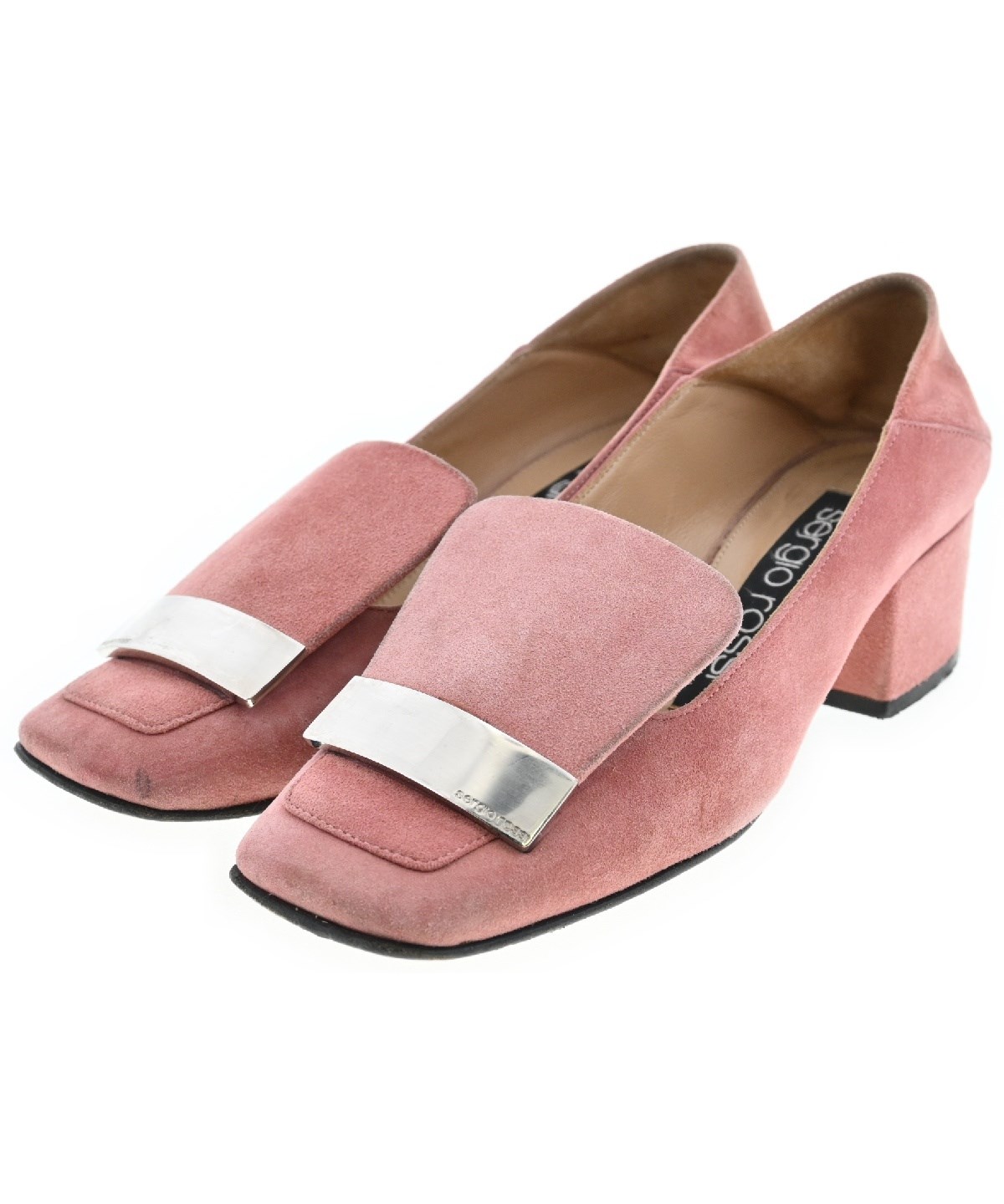 セルジオロッシ sergio rossi パンプス 36 スウェード ピンク - 家具 セルジオロッシ sergio rossi パンプス 36 スウェード ピンク - 家具