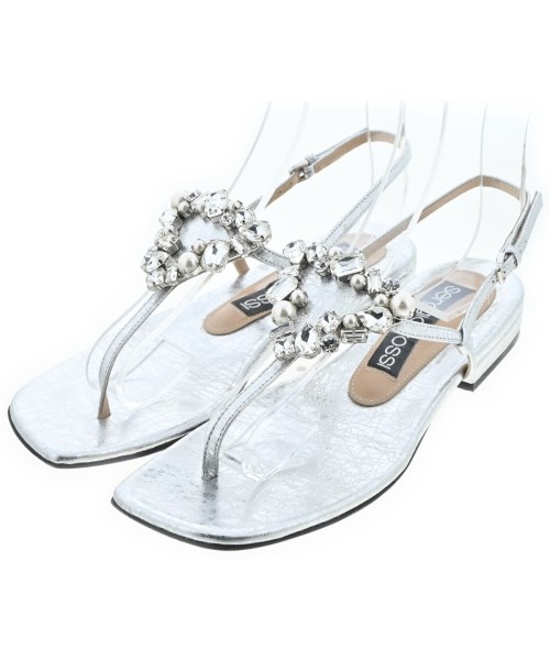 Sergio rossi(セルジオロッシ)サンダル シルバー サイズ:34 1/2(21.5cm位)/2200642993038