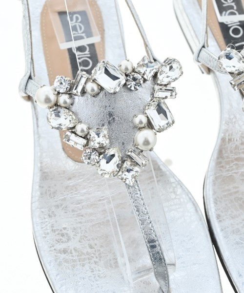 Sergio rossi（セルジオロッシ）サンダル シルバー サイズ:34 1/2(21.5cm位) レディース/2200642993038