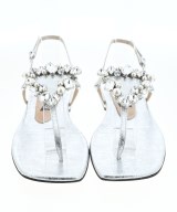 Sergio rossi（セルジオロッシ）サンダル シルバー サイズ:34 1/2(21.5cm位) レディース/2200642993038