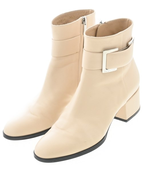 Sergio rossi(セルジオロッシ)ブーツ ベージュ サイズ:36 1/2(23cm位)/2200676803501