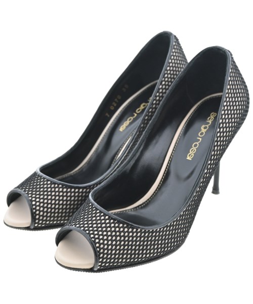 Sergio rossi(セルジオロッシ)パンプス 黒 サイズ:35(22cm位)/2200655151067