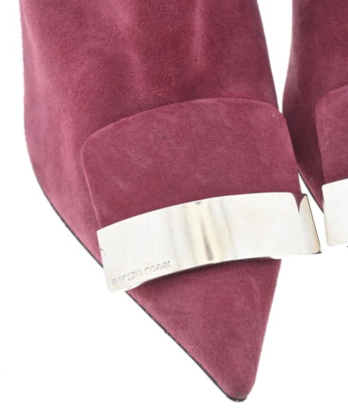 Sergio rossi（セルジオロッシ）ブーツ 赤 サイズ:37(24cm位) レディース/2200658141010