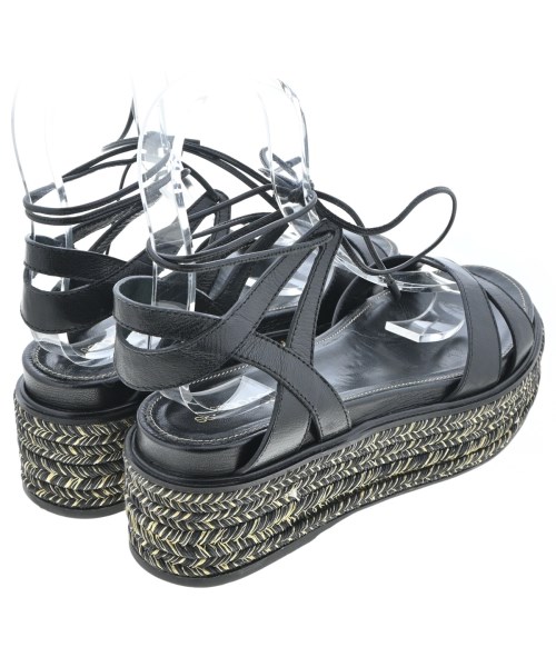 Sergio rossi（セルジオロッシ）サンダル 黒 サイズ:39(26cm位) レディース/2200661911044