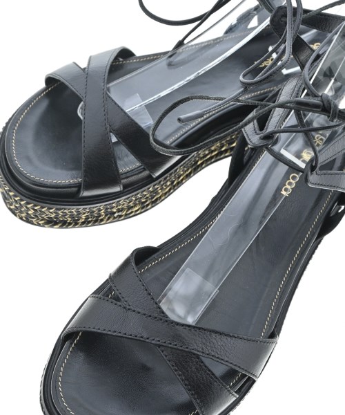 Sergio rossi（セルジオロッシ）サンダル 黒 サイズ:39(26cm位) レディース/2200661911044