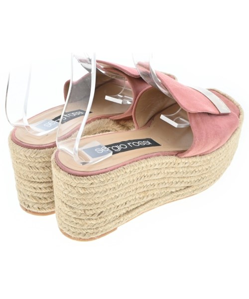 Sergio rossi（セルジオロッシ）サンダル ピンク サイズ:37(24cm位) レディース/2200661911082
