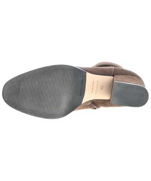 Sergio rossi（セルジオロッシ）ブーツ 茶 サイズ:35(22cm位) レディース/2200648022015