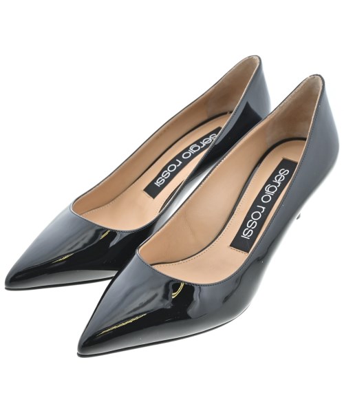Sergio rossi(セルジオロッシ)パンプス 黒 サイズ:37(24cm位)/2200645303193