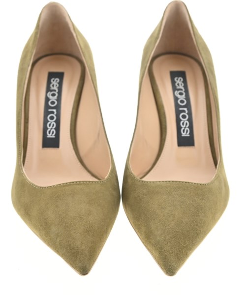 Sergio rossi（セルジオロッシ）パンプス カーキ サイズ:38 1/2(25.5cm位) レディース/2200670721054