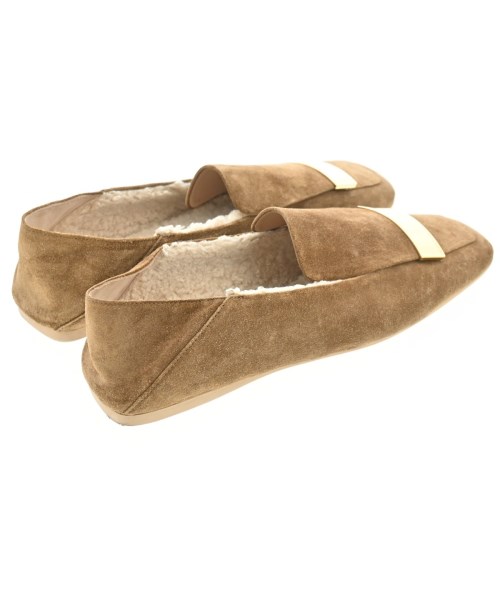 Sergio rossi（セルジオロッシ）モカシン/デッキシューズ 茶 サイズ:39 1/2(26.5cm位) レディース/2200671492236