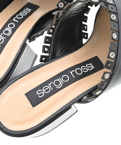 Sergio rossi（セルジオロッシ）サンダル 黒 サイズ:36 1/2(23.5cm位) レディース/2200724143283