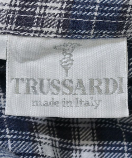 TRUSSARDI（トラサルディ－）カジュアルシャツ 青 サイズ:L メンズ/2200623296059