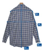 TRUSSARDI（トラサルディ－）カジュアルシャツ 青 サイズ:L メンズ/2200623296059