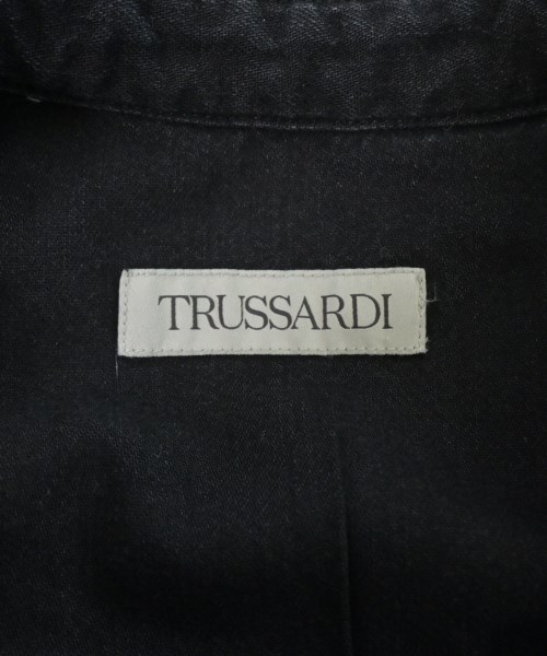 TRUSSARDI（トラサルディ－）カジュアルシャツ 黒 サイズ:S メンズ/2200633894016