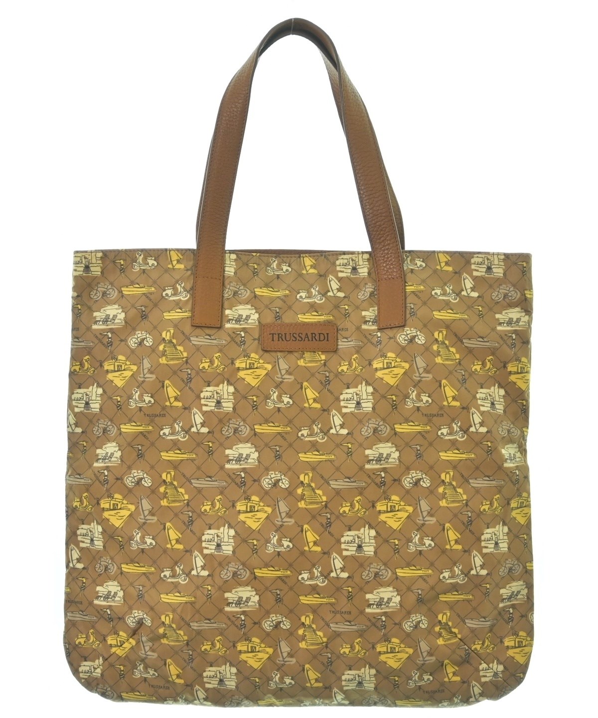 TRUSSARDI（トラサルディ－）トートバッグ 茶 サイズ:- メンズ