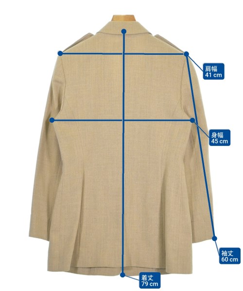 TRUSSARDI（トラサルディ－）ジャケット ベージュ サイズ:42(M位) レディース/2200695620035