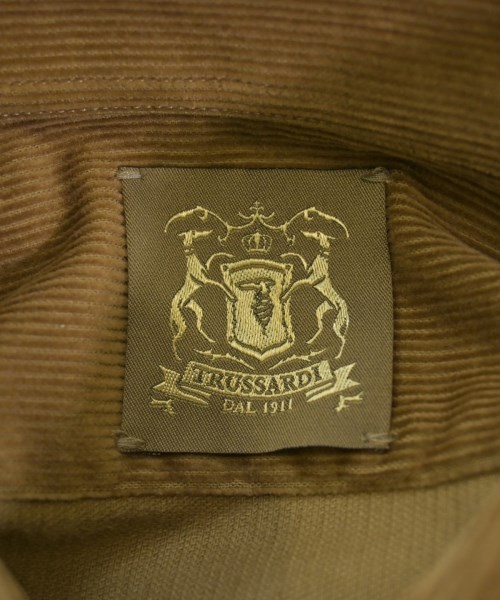 TRUSSARDI（トラサルディ－）カジュアルシャツ 茶 サイズ:46(M位) メンズ/2200659400260